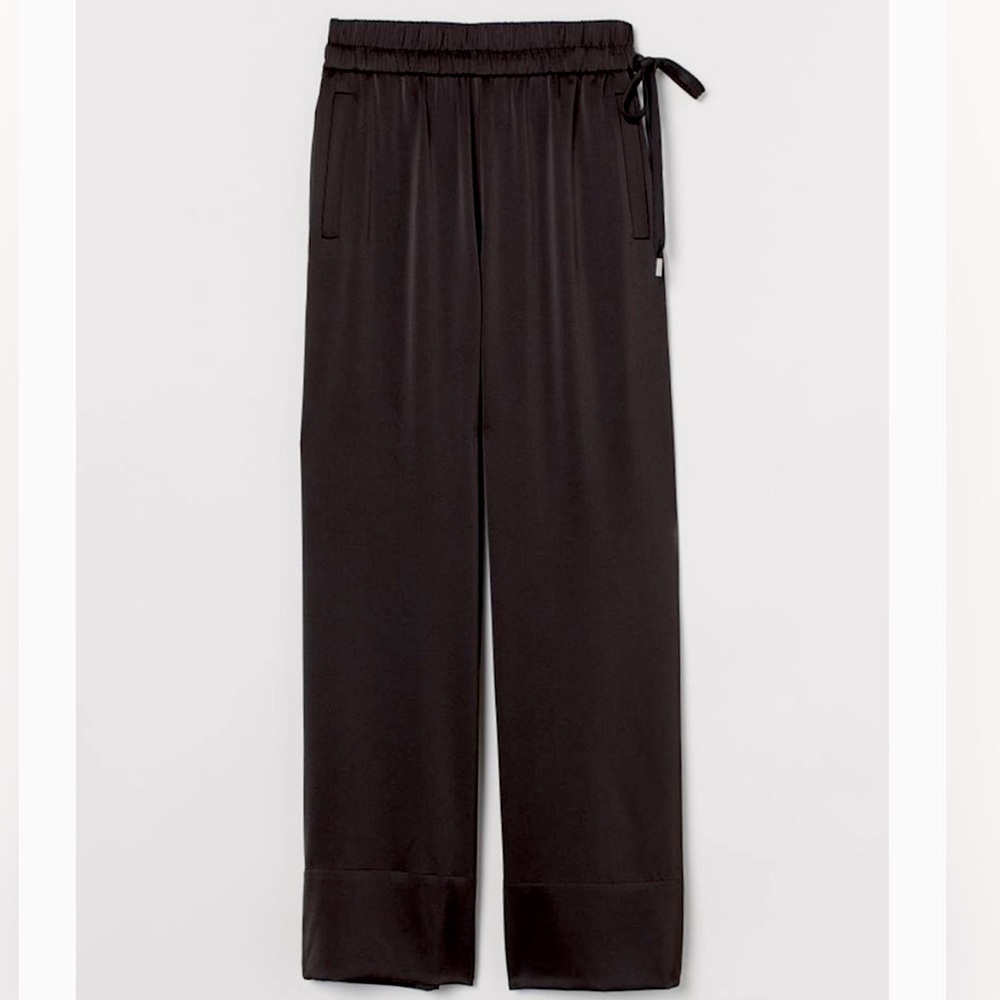 H&M satin lounge pants